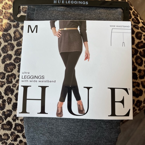 NEW Hue ultra leggings with wide waistband in graphite gray - Picture 5 of 8